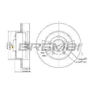 BREMSI CD6556S