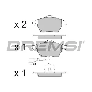 BREMSI BP2984