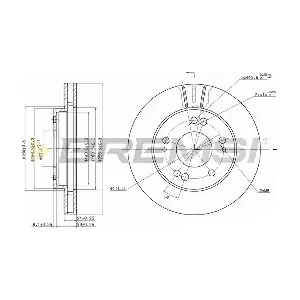 BREMSI CD6824V