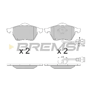 BREMSI BP2733