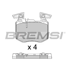 BREMSI BP4029CE Комплект гальмівних накладок дискового стоянкового гальма