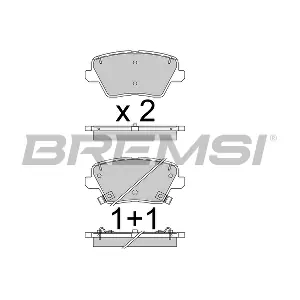 BREMSI BP3799