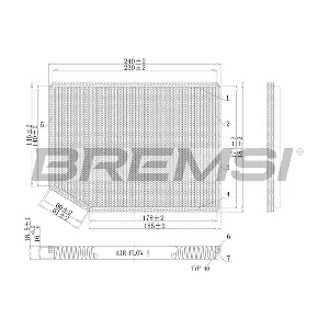 BREMSI FC1542