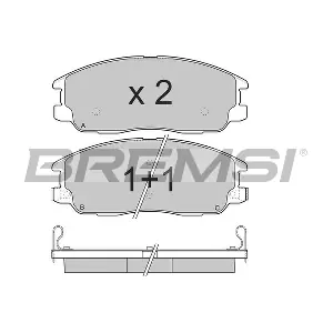 BREMSI BP3268
