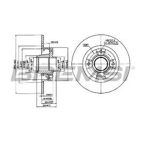 BREMSI CD7369S