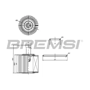 BREMSI FL0252