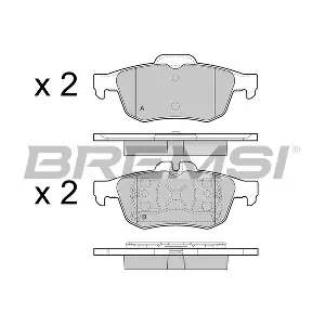 BREMSI BP3468