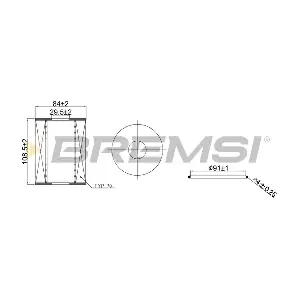 FL2543 BREMSI