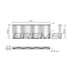 BREMSI FC1545C