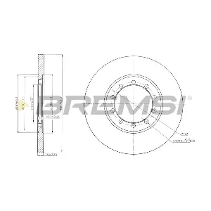 BREMSI CD7537S