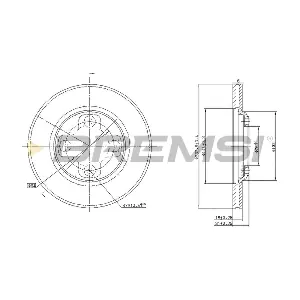 BREMSI CD6195S