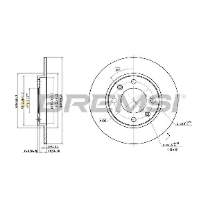 BREMSI CD6244S