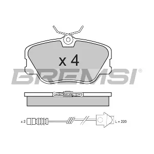 BREMSI BP2286