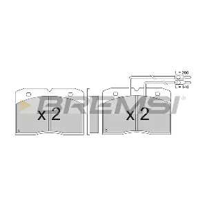 BP2275 BREMSI