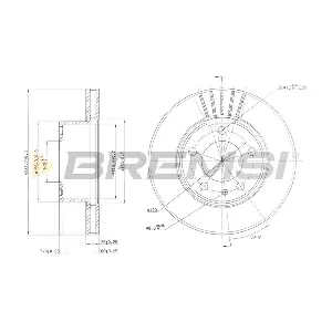 BREMSI CD6325V