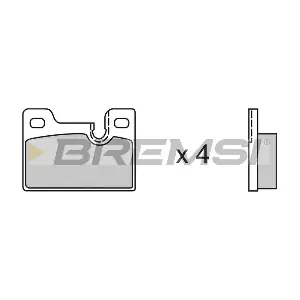 BREMSI BP2185