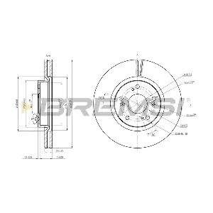 BREMSI CD8473V