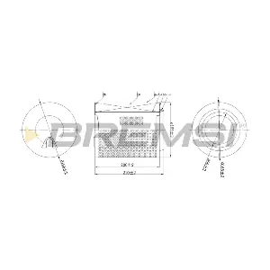 BREMSI FA2199