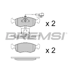 BREMSI BP2817