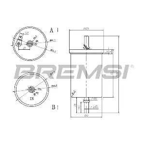 BREMSI FE0390
