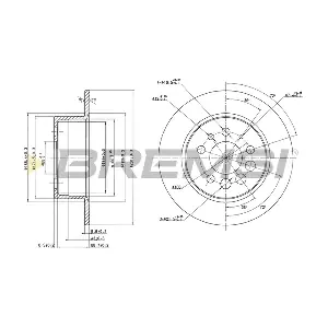 BREMSI CD6080S