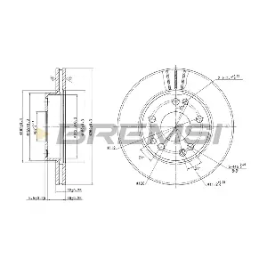 BREMSI CD6191V