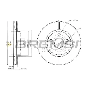 BREMSI CD7446V