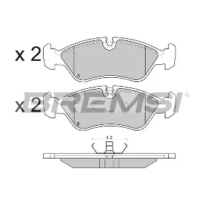 BREMSI BP2417