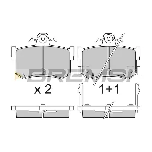 BREMSI BP2818