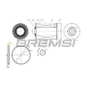 BREMSI FE0344
