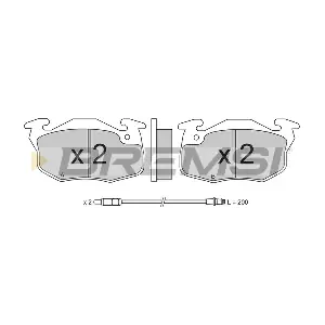 BREMSI BP2269