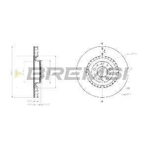 BREMSI CD8289V