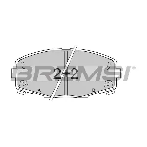 BREMSI BP2378