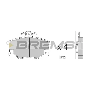 BREMSI BP2268