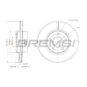 BREMSI CD7172V