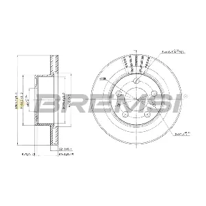 BREMSI CD6174V