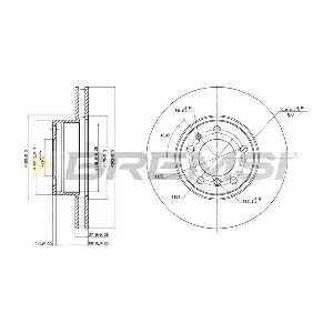 BREMSI CD6222V