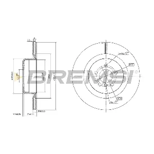 CD8624V BREMSI