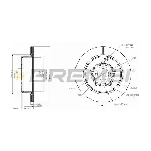 BREMSI CD7375V
