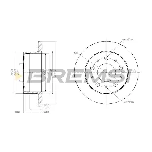 BREMSI CD7574S
