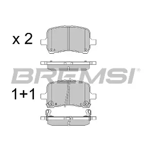 BREMSI BP3566