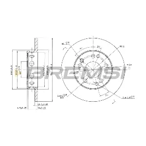 BREMSI CD6053S
