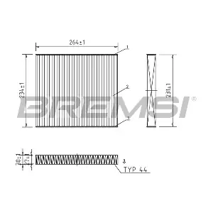 BREMSI FC0107