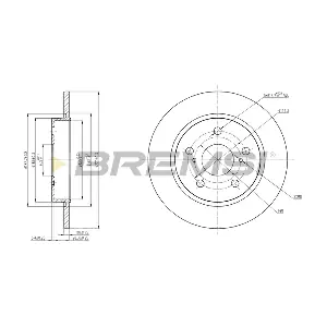 BREMSI CD7645S