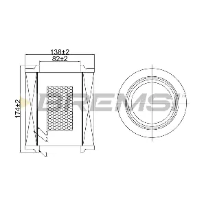 FA1064 BREMSI
