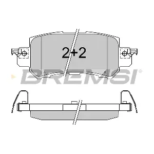 BREMSI BP3536