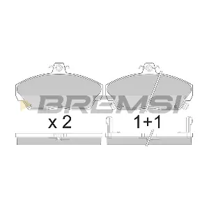 BREMSI BP2502