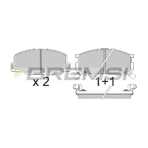 BREMSI BP2272