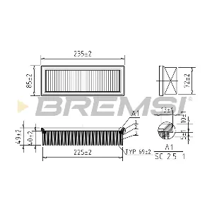 BREMSI FA1640