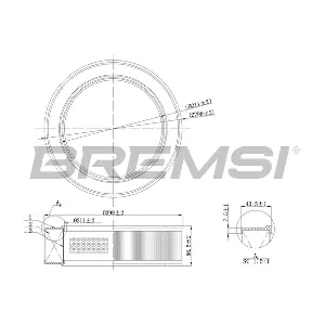 BREMSI FA2072